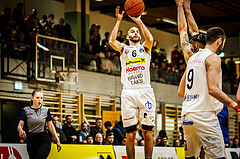 Basketball, Basketball Zweite Liga 2022/23, Playoff, Viertelfinale Spiel 2, Mattersburg Rocks, BBU Salzburg, Dominik Alturban (6)