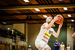 Basketball, Basketball Zweite Liga 2022/23, Playoff, Viertelfinale Spiel 2, Mattersburg Rocks, BBU Salzburg, Claudio Vancura (10)