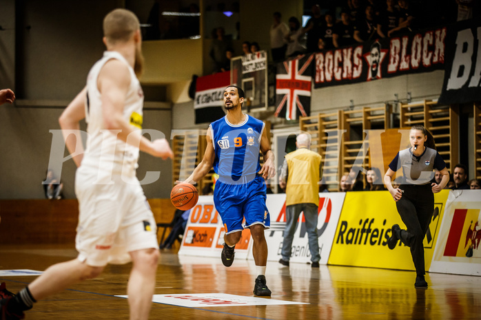 Basketball, Basketball Zweite Liga 2022/23, Playoff, Viertelfinale Spiel 2
, Mattersburg Rocks, BBU Salzburg, L. O´neal (9)