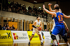 Basketball, Basketball Zweite Liga 2022/23, Playoff, Viertelfinale Spiel 2
, Mattersburg Rocks, BBU Salzburg, Jordis Ortega (5)
