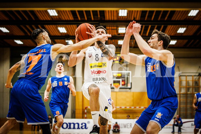 Basketball, Basketball Zweite Liga 2022/23, Playoff, Viertelfinale Spiel 2
, Mattersburg Rocks, BBU Salzburg, Petar Zivkovic (8)