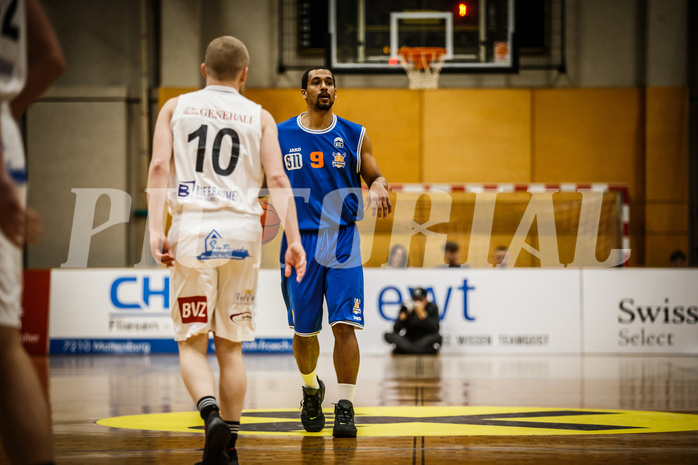 Basketball, Basketball Zweite Liga 2022/23, Playoff, Viertelfinale Spiel 2
, Mattersburg Rocks, BBU Salzburg, L. O´neal (9)