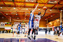 Basketball, win2day Basketball Superliga 2023/224, Grunddurchgang Runde 16, BBC Nord Dragonz, Oberwart Gunners, Austen Awosika (10)