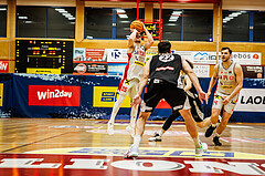 Basketball, win2day Basketball Superliga 2023/24, Grunddurchgang 16.Runde, Traiskirchen Lions, Kapfenberg Bulls, Edgars Lasenbergs (25)