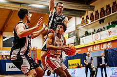 Basketball, win2day Basketball Superliga 2023/24, Grunddurchgang 16.Runde, Traiskirchen Lions, Kapfenberg Bulls, Obinna Anthony Ndukwe (2)