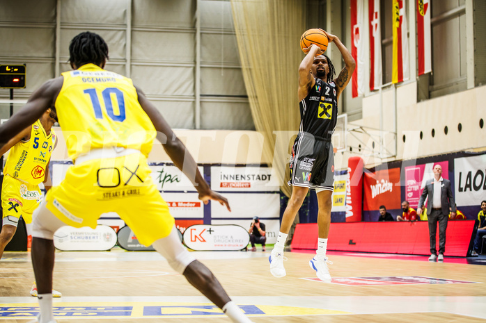 Basketball, Win2Day Superliga 2023/24, Grunddurchgang 16.Runde, SKN St. Pölten, Flyers Wels, Terell Allen (2)