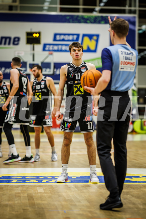 Basketball, Win2Day Superliga 2023/24, Grunddurchgang 16.Runde, SKN St. Pölten, Flyers Wels, Dejan Kovacevic (17)
