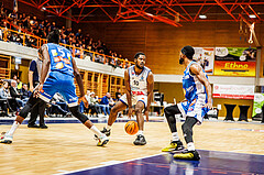 Basketball, win2day Basketball Superliga 2023/224, Grunddurchgang Runde 16, BBC Nord Dragonz, Oberwart Gunners, Austen Awosika (10)