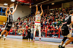 Basketball, win2day Basketball Superliga 2023/24, Grunddurchgang 16.Runde, Traiskirchen Lions, Kapfenberg Bulls, Aleksej Kostic (6)