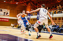 Basketball, win2day Basketball Superliga 2023/224, Grunddurchgang Runde 16, BBC Nord Dragonz, Oberwart Gunners, Magdy Abou-Ahmed (6)