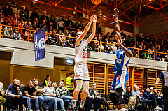 Basketball, win2day Basketball Superliga 2023/224, Grunddurchgang Runde 16, BBC Nord Dragonz, Oberwart Gunners, Tino Sebalj (13)