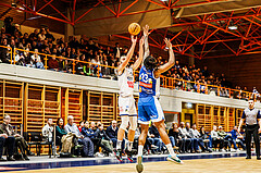 Basketball, win2day Basketball Superliga 2023/224, Grunddurchgang Runde 16, BBC Nord Dragonz, Oberwart Gunners, Tino Sebalj (13)