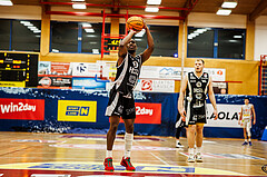 Basketball, win2day Basketball Superliga 2023/24, Grunddurchgang 16.Runde, Traiskirchen Lions, Kapfenberg Bulls, Rudi Williams (3)