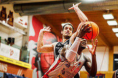 Basketball, win2day Basketball Superliga 2023/24, Grunddurchgang 16.Runde, Traiskirchen Lions, Kapfenberg Bulls, Davon Clare (5)