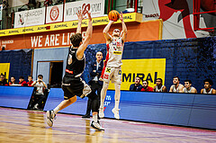Basketball, win2day Basketball Superliga 2023/24, Grunddurchgang 16.Runde, Traiskirchen Lions, Kapfenberg Bulls, Edgars Lasenbergs (25)