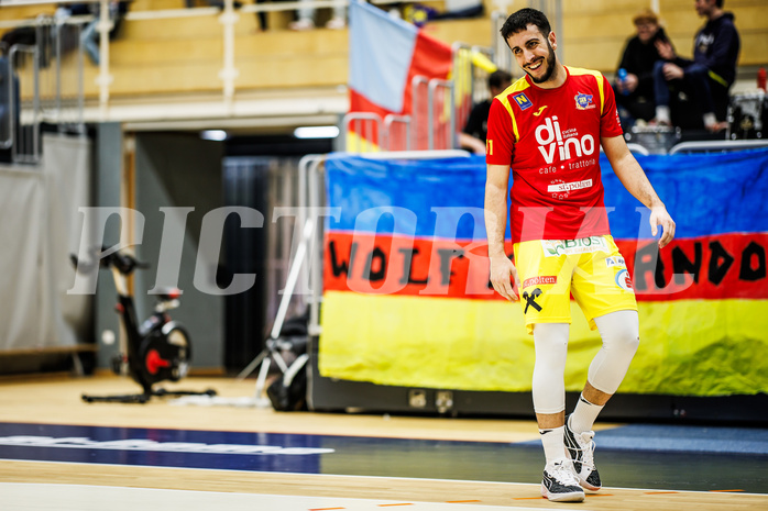 Basketball, Win2Day Superliga 2023/24, Grunddurchgang 16.Runde, SKN St. Pölten, Flyers Wels, Akkan Atasoy (11)