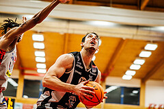 Basketball, win2day Basketball Superliga 2023/24, Grunddurchgang 16.Runde, Traiskirchen Lions, Kapfenberg Bulls, Nemanja Krstic (22)