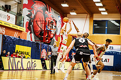 Basketball, win2day Basketball Superliga 2023/24, Grunddurchgang 16.Runde, Traiskirchen Lions, Kapfenberg Bulls, #Edgars Lasenbergs (25)