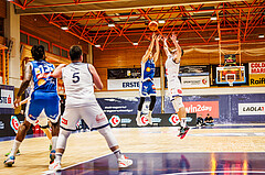 Basketball, win2day Basketball Superliga 2023/224, Grunddurchgang Runde 16, BBC Nord Dragonz, Oberwart Gunners, Jonathan Knessl (12)