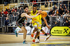 Basketball, Win2Day Superliga 2023/24, Grunddurchgang 16.Runde, SKN St. Pölten, Flyers Wels, Elvir Jakupovic (21), Michael Anthony Randolph Jr. (5)
