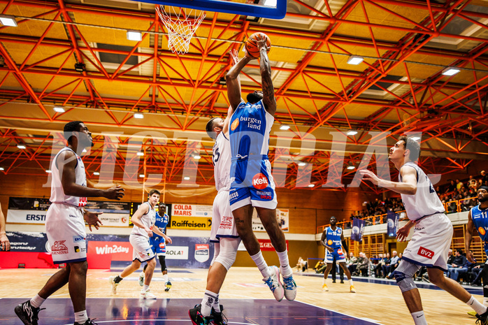 Basketball, win2day Basketball Superliga 2023/224, Grunddurchgang Runde 16, BBC Nord Dragonz, Oberwart Gunners, Kris Monroe (13)