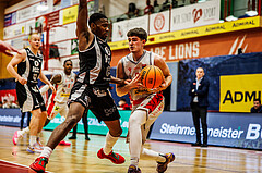Basketball, win2day Basketball Superliga 2023/24, Grunddurchgang 16.Runde, Traiskirchen Lions, Kapfenberg Bulls, Aleksej Kostic (6)