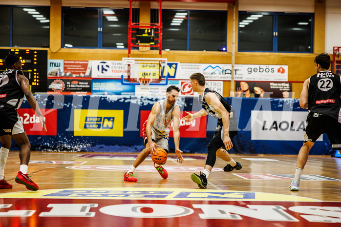 Basketball, win2day Basketball Superliga 2023/24, Grunddurchgang 16.Runde, Traiskirchen Lions, Kapfenberg Bulls, Fabricio Vay (11)