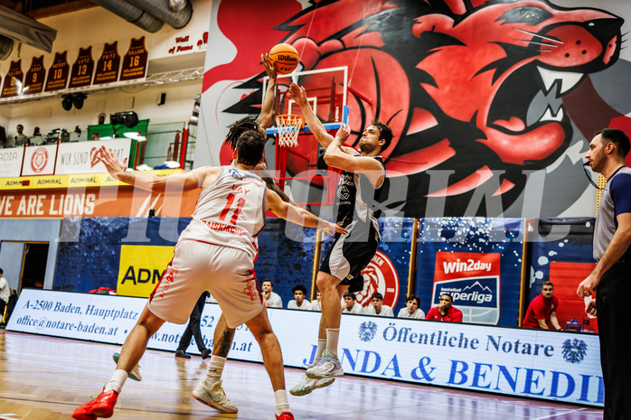 Basketball, win2day Basketball Superliga 2023/24, Grunddurchgang 16.Runde, Traiskirchen Lions, Kapfenberg Bulls, Nemanja Krstic (22)