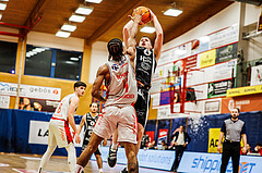 Basketball, win2day Basketball Superliga 2023/24, Grunddurchgang 16.Runde, Traiskirchen Lions, Kapfenberg Bulls, Noah Baumann (4)