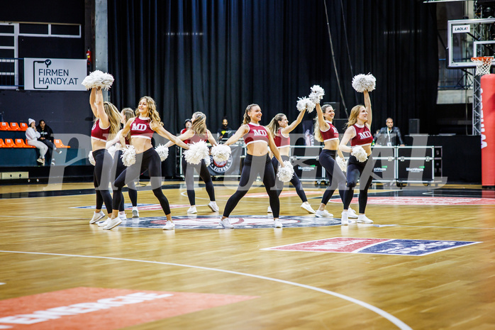 Basketball, Win2Day Superliga 2024/25, Grunddurchgang 7.Runde, BC Vienna, Klosterneuburg Dukes, Cheerleader