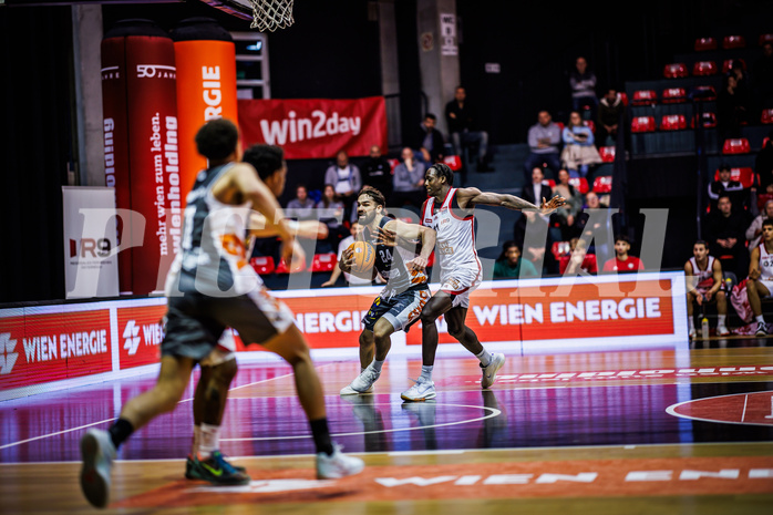 Basketball, Win2Day Superliga 2024/25, Grunddurchgang 7.Runde, BC Vienna, Klosterneuburg Dukes, Will Carius (24)