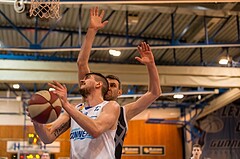 Basketball, ABL 2017/18, Grunddurchgang 23.Runde, Oberwart Gunners, Traiskirchen Lions, Benjamin Blazevic (12)