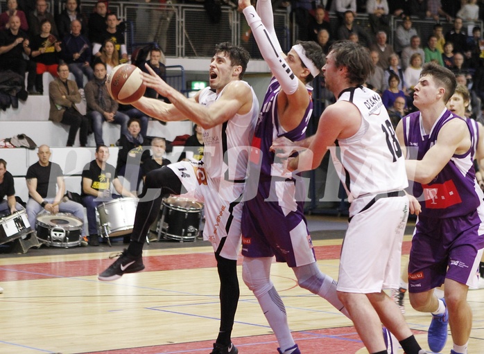 Basketball 2.Bundesliga 2017/18 Grunddurchgang 18.Runde  Jennersdorf Blackbirds vs Vienna Timberwolves