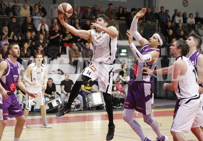 Basketball 2.Bundesliga 2017/18 Grunddurchgang 18.Runde  Jennersdorf Blackbirds vs Vienna Timberwolves
