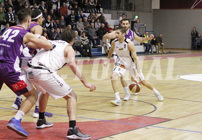 Basketball 2.Bundesliga 2017/18 Grunddurchgang 18.Runde  Jennersdorf Blackbirds vs Vienna Timberwolves
