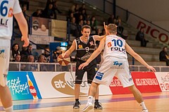 Basketball, ABL 2017/18, Grunddurchgang 23.Runde, Oberwart Gunners, Traiskirchen Lions, Benedikt Danek (9)