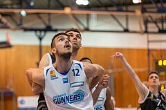 Basketball, ABL 2017/18, Grunddurchgang 23.Runde, Oberwart Gunners, Traiskirchen Lions, Benjamin Blazevic (12)