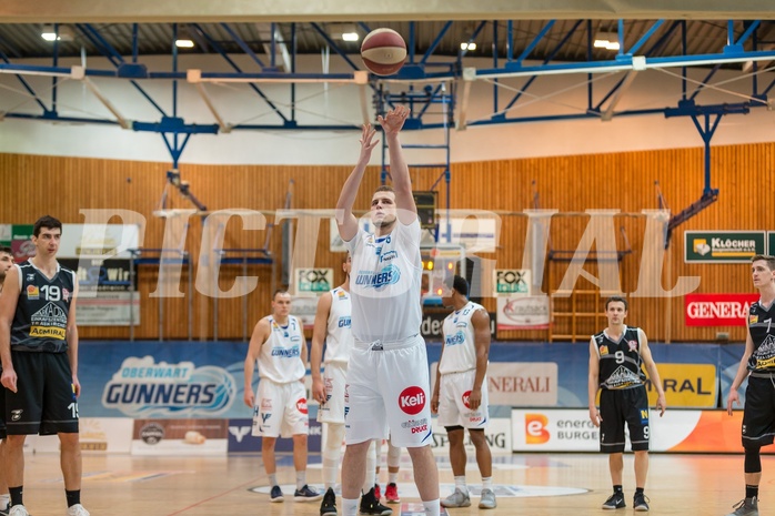 Basketball, ABL 2017/18, Grunddurchgang 23.Runde, Oberwart Gunners, Traiskirchen Lions, Renato Poljak (16)