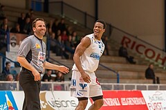 Basketball, ABL 2017/18, Grunddurchgang 23.Runde, Oberwart Gunners, Traiskirchen Lions, Marcel White (13)