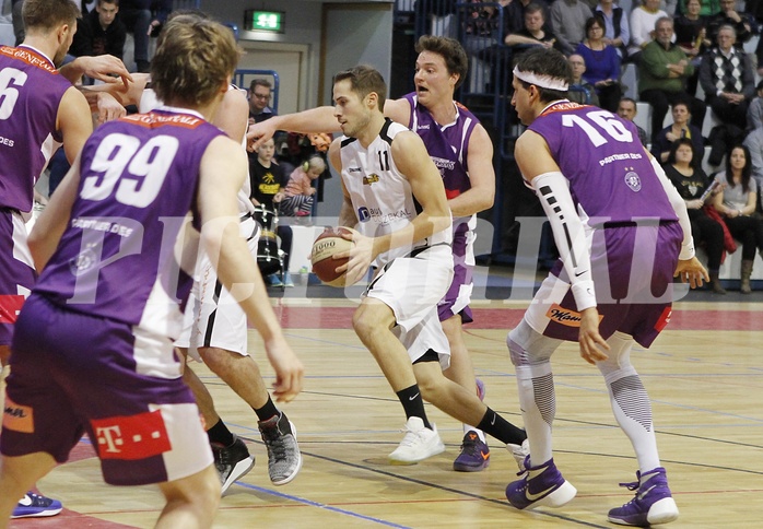 Basketball 2.Bundesliga 2017/18 Grunddurchgang 18.Runde  Jennersdorf Blackbirds vs Vienna Timberwolves