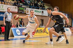 Basketball, ABL 2017/18, Grunddurchgang 23.Runde, Oberwart Gunners, Traiskirchen Lions, Sebastian Käferle (7)