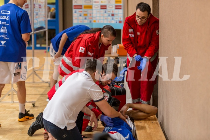 Basketball, ABL 2017/18, Grunddurchgang 23.Runde, Oberwart Gunners, Traiskirchen Lions, Gregg Denzel (9)