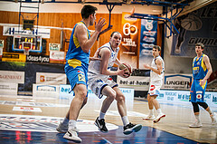 Basketball, bet-at-home Basketball Superliga 2020/21, Platzierungsrunde, 8. Runde, Oberwart Gunners, SKN St. Pölten, Sebastian Käferle (7)