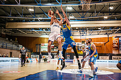Basketball, bet-at-home Basketball Superliga 2020/21, Platzierungsrunde, 8. Runde, Oberwart Gunners, SKN St. Pölten, Jonathan Knessl (12)