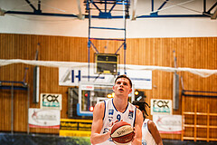 Basketball, bet-at-home Basketball Superliga 2020/21, Platzierungsrunde, 8. Runde, Oberwart Gunners, SKN St. Pölten, Edi Patekar (9)