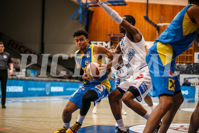 Basketball, bet-at-home Basketball Superliga 2020/21, Platzierungsrunde, 8. Runde, Oberwart Gunners, SKN St. Pölten, Felix Angerbauer (4)