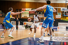 Basketball, bet-at-home Basketball Superliga 2020/21, Platzierungsrunde, 8. Runde, Oberwart Gunners, SKN St. Pölten, Quincy Diggs (13)