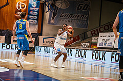 Basketball, bet-at-home Basketball Superliga 2020/21, Platzierungsrunde, 8. Runde, Oberwart Gunners, SKN St. Pölten, Quincy Diggs (13)