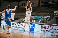 Basketball, bet-at-home Basketball Superliga 2020/21, Platzierungsrunde, 8. Runde, Oberwart Gunners, SKN St. Pölten, Edi Patekar (9)
