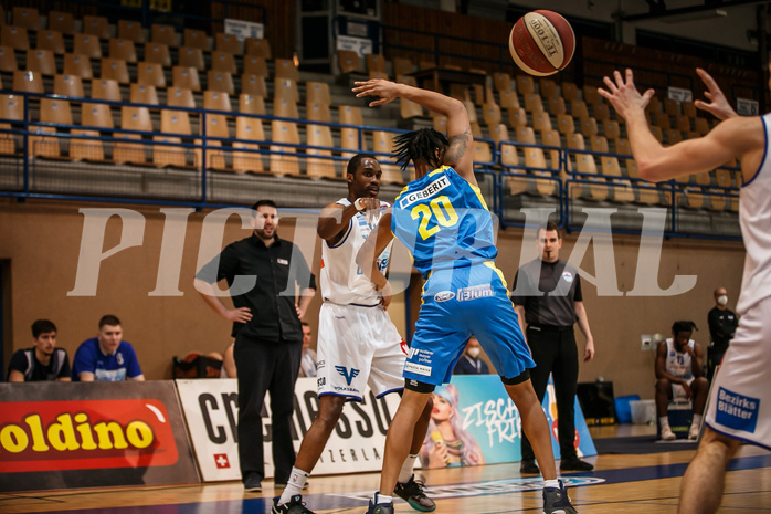 Basketball, bet-at-home Basketball Superliga 2020/21, Platzierungsrunde, 8. Runde, Oberwart Gunners, SKN St. Pölten, Nigel Pruitt (11)